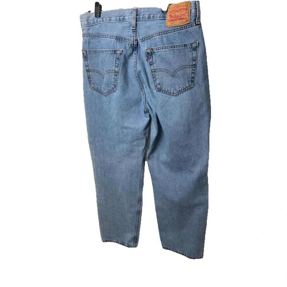 Vintage Levis 550 Jeans Men 34x30 Blue Denim Relaxed Fit Y2k Light Wash READ